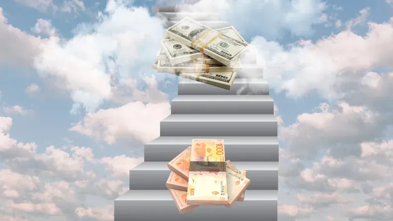 dolares por el cielo