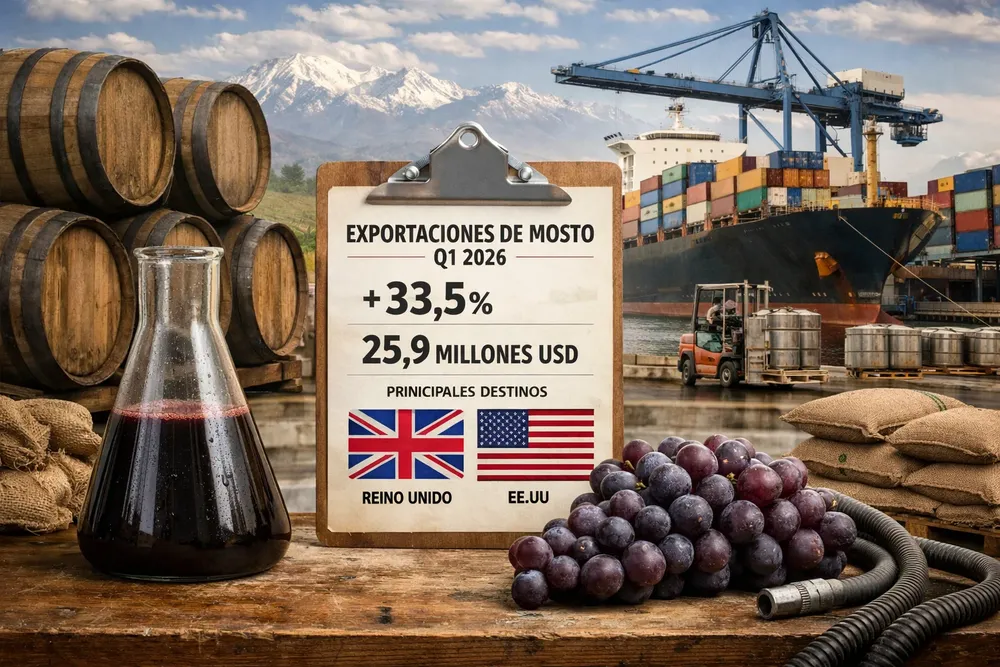 Exportación de mosto en 2026